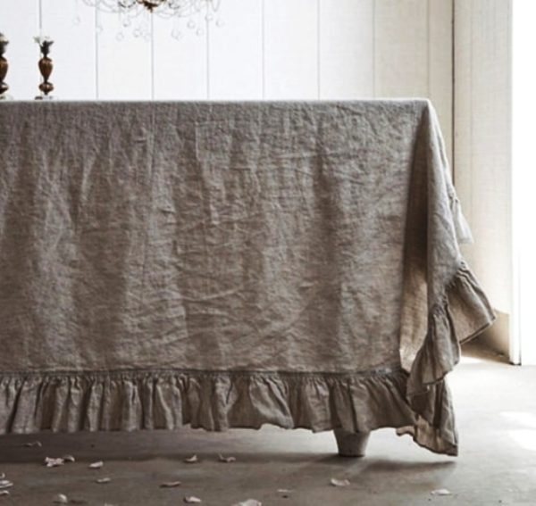 Mantel Lino 100% Francés Blonda SEINE