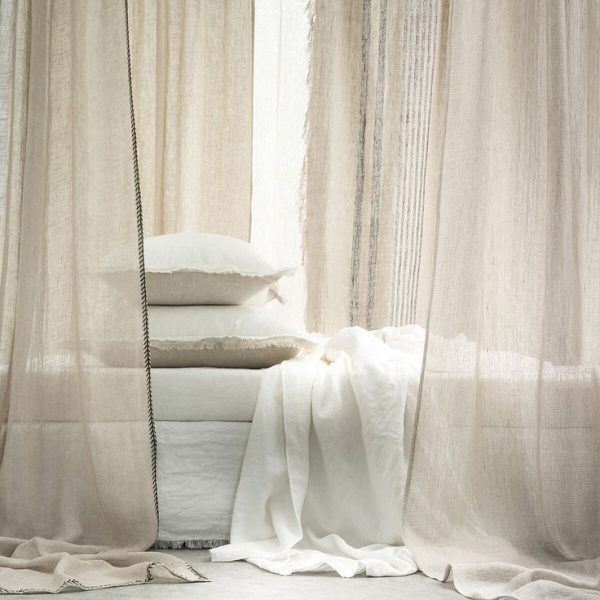 SET 2 Cortinas Lino 100% Europeo DECO - Imagen 7