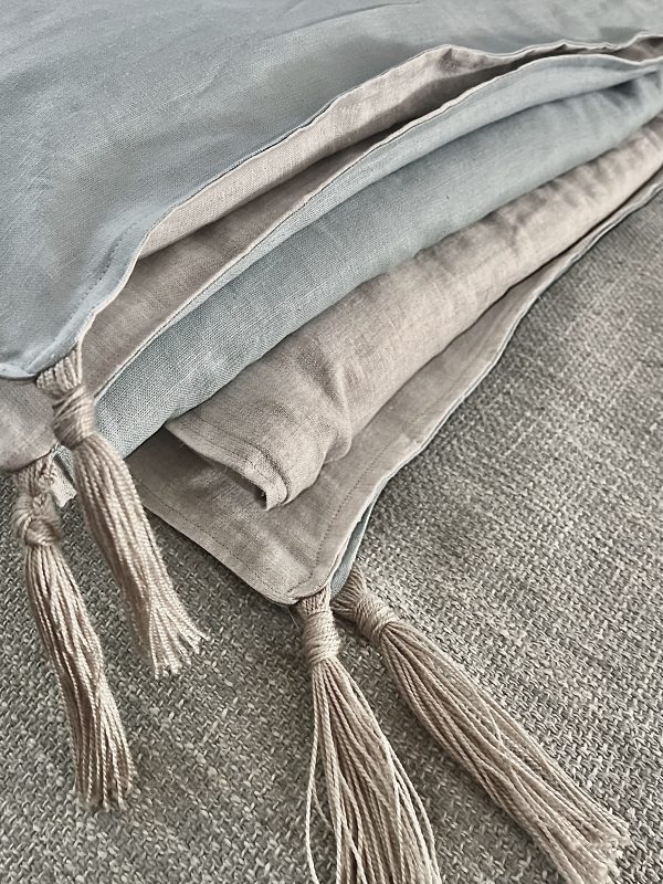 Piecera Lino Francés/Europeo VISAGE Reversible